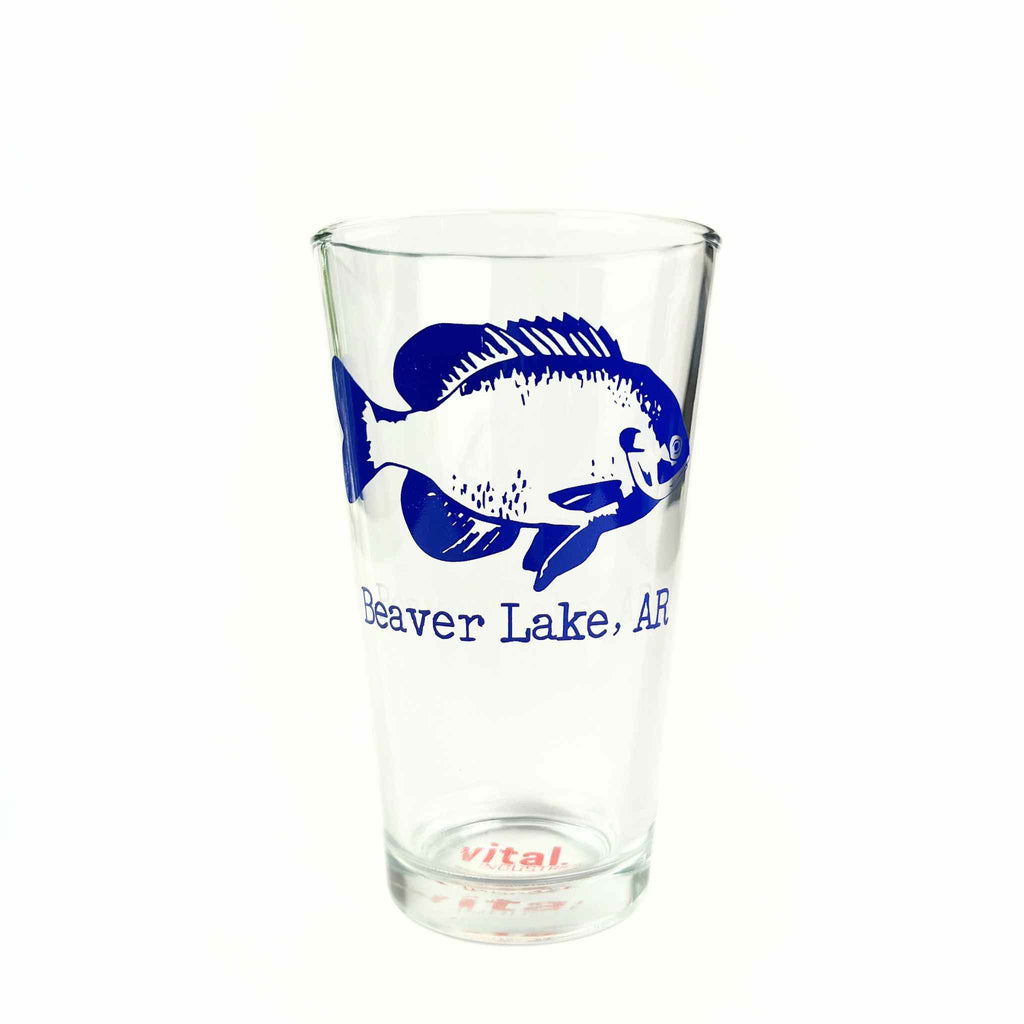 Gone Fishing, Beaver Lake Pint Glass