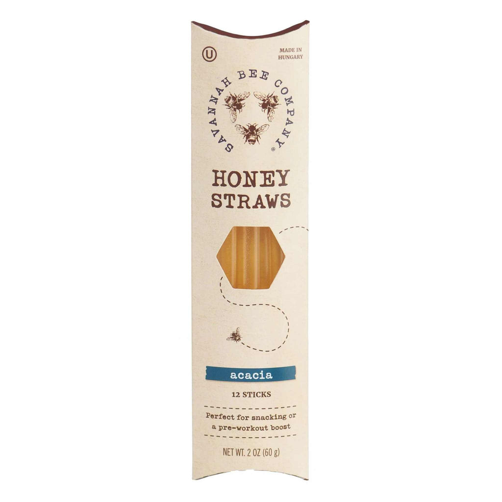 Acacia Honey Straws 12 pack from Savannah Bee Company