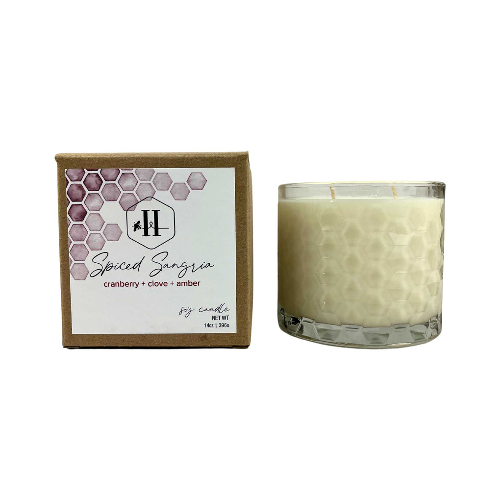 Soy candle 14 oz. Spiced Sangria scent
