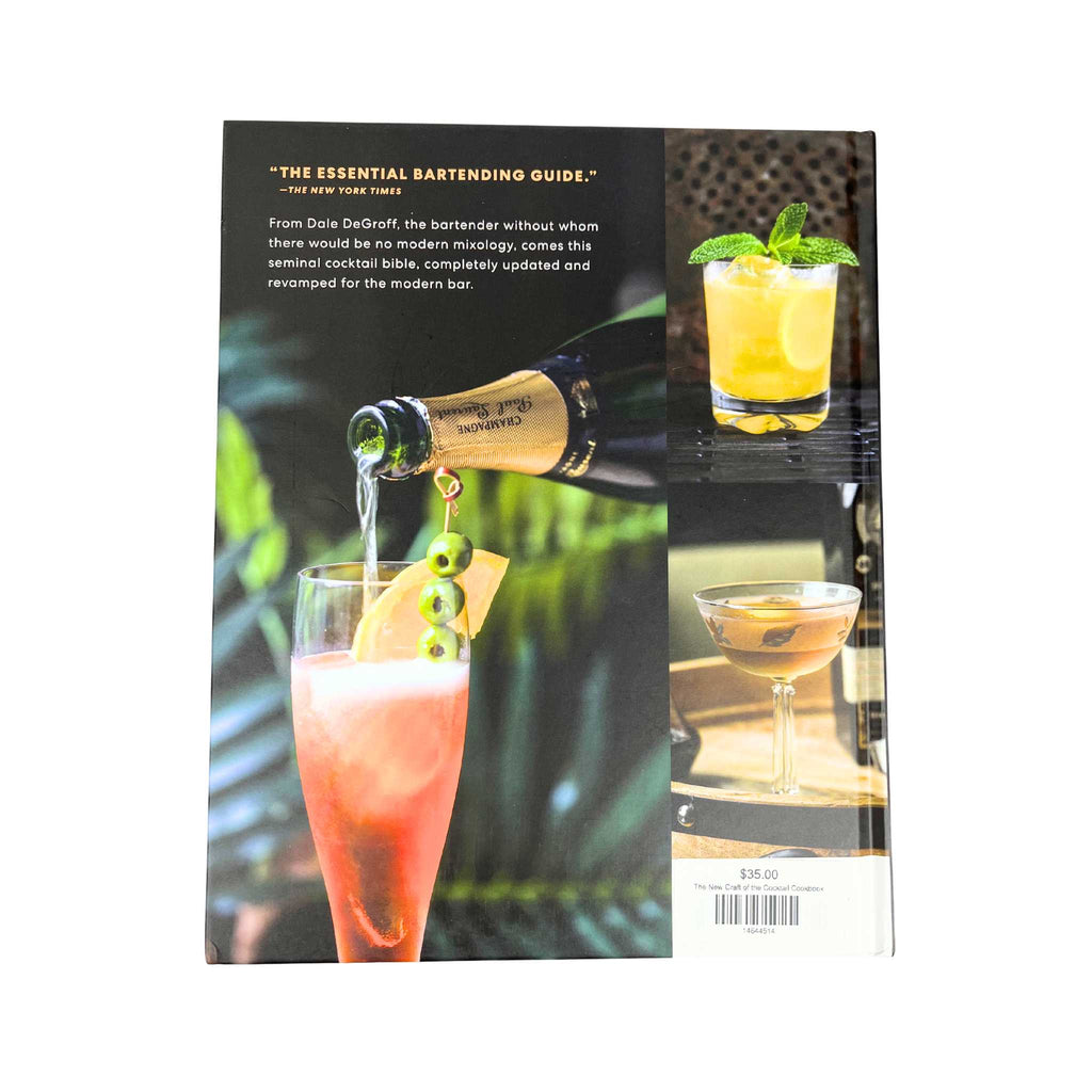 the new craft of the cocktail book backcover