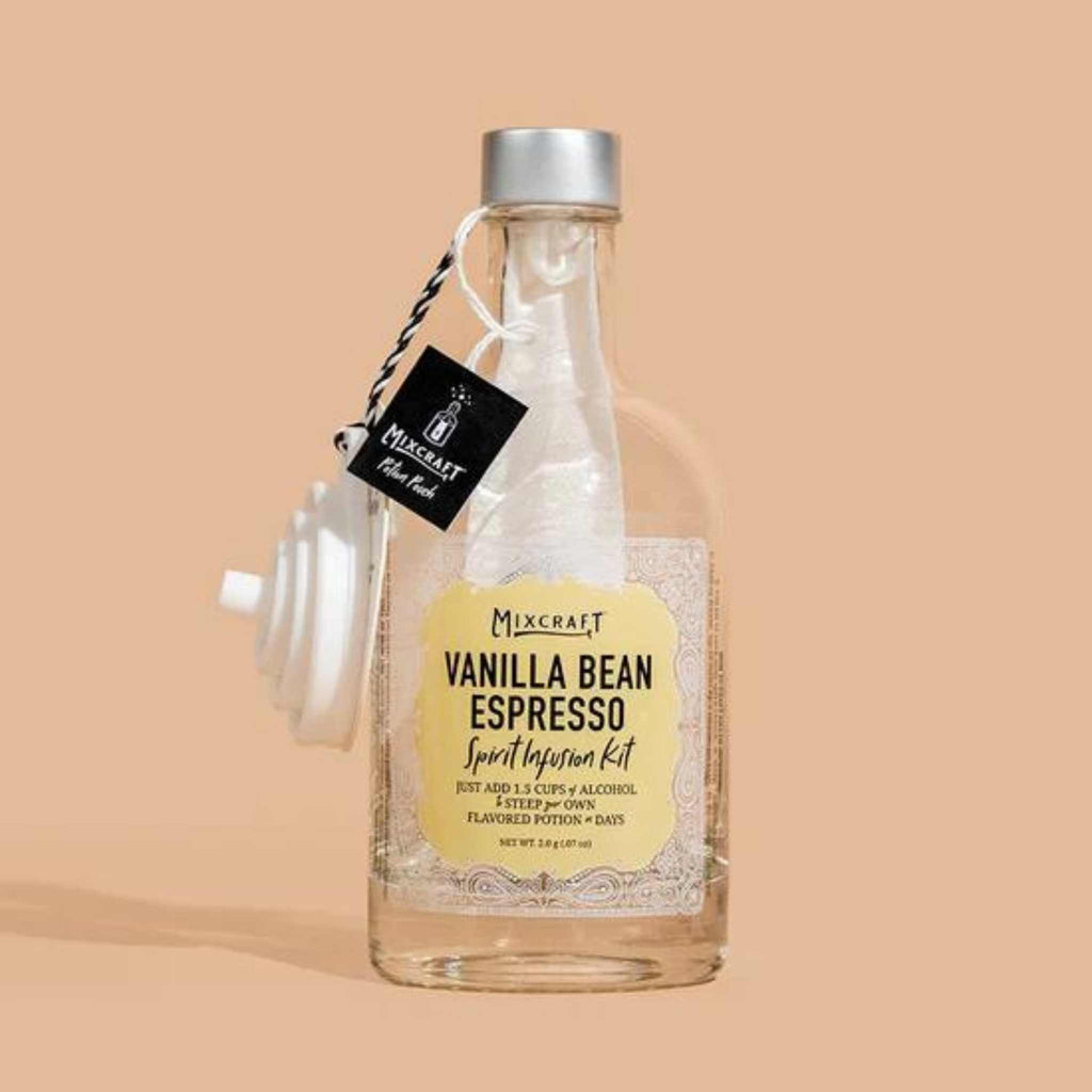Vanilla bean espresso spirit infusion kit from Mixcraft