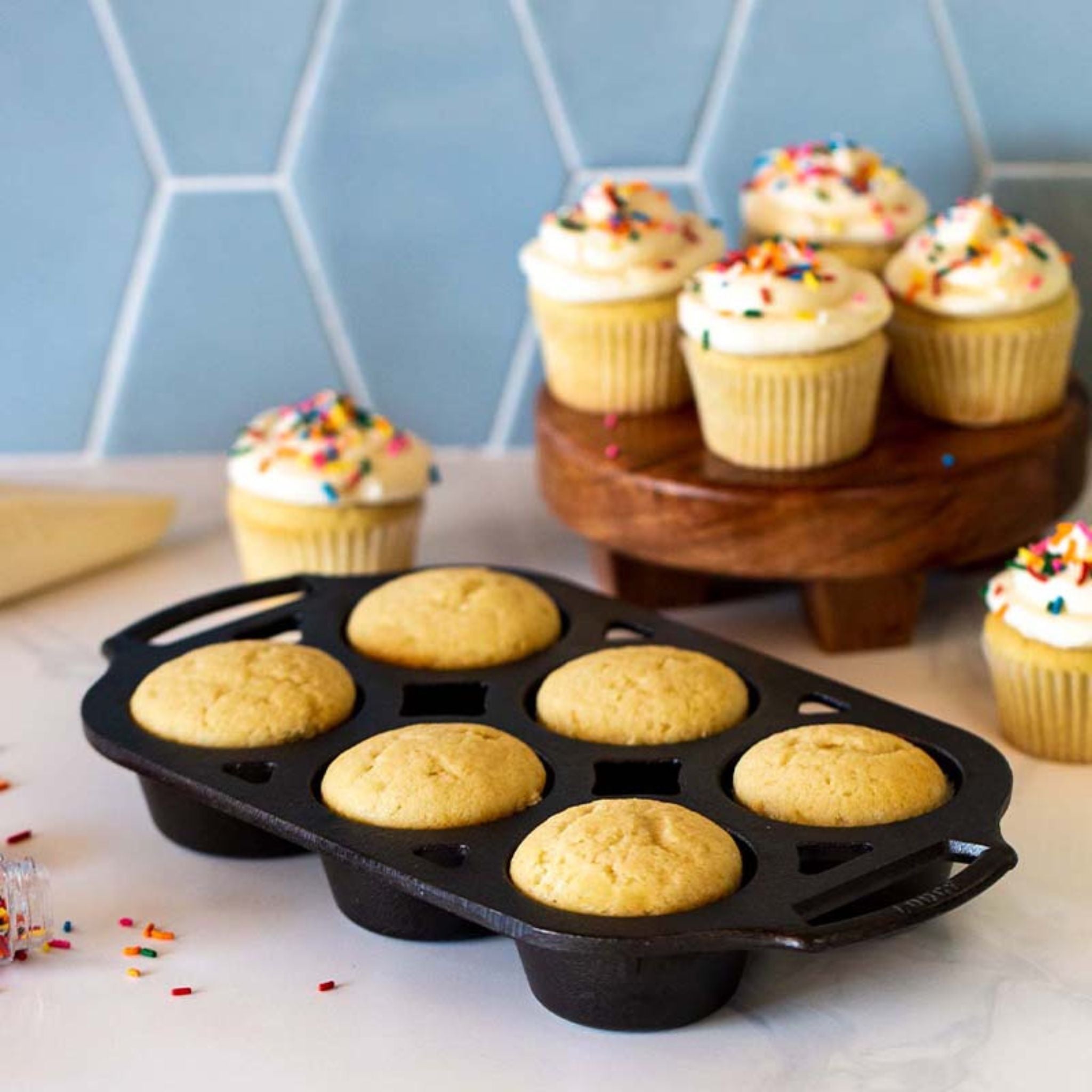 Seasoned Muffin Pan – Honeycomb Kitchen Shop