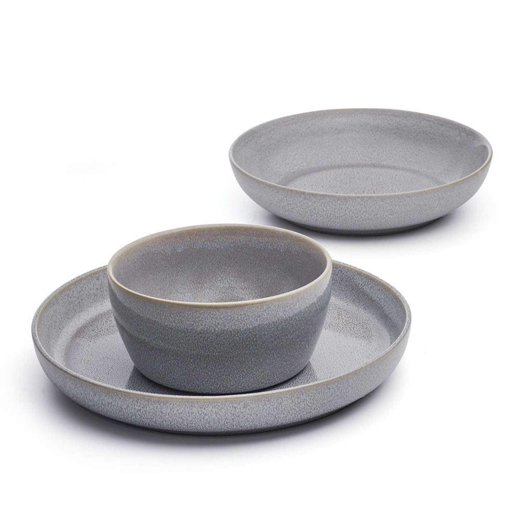 dinnerware bowl set by Mikasa. Huxley Grey.