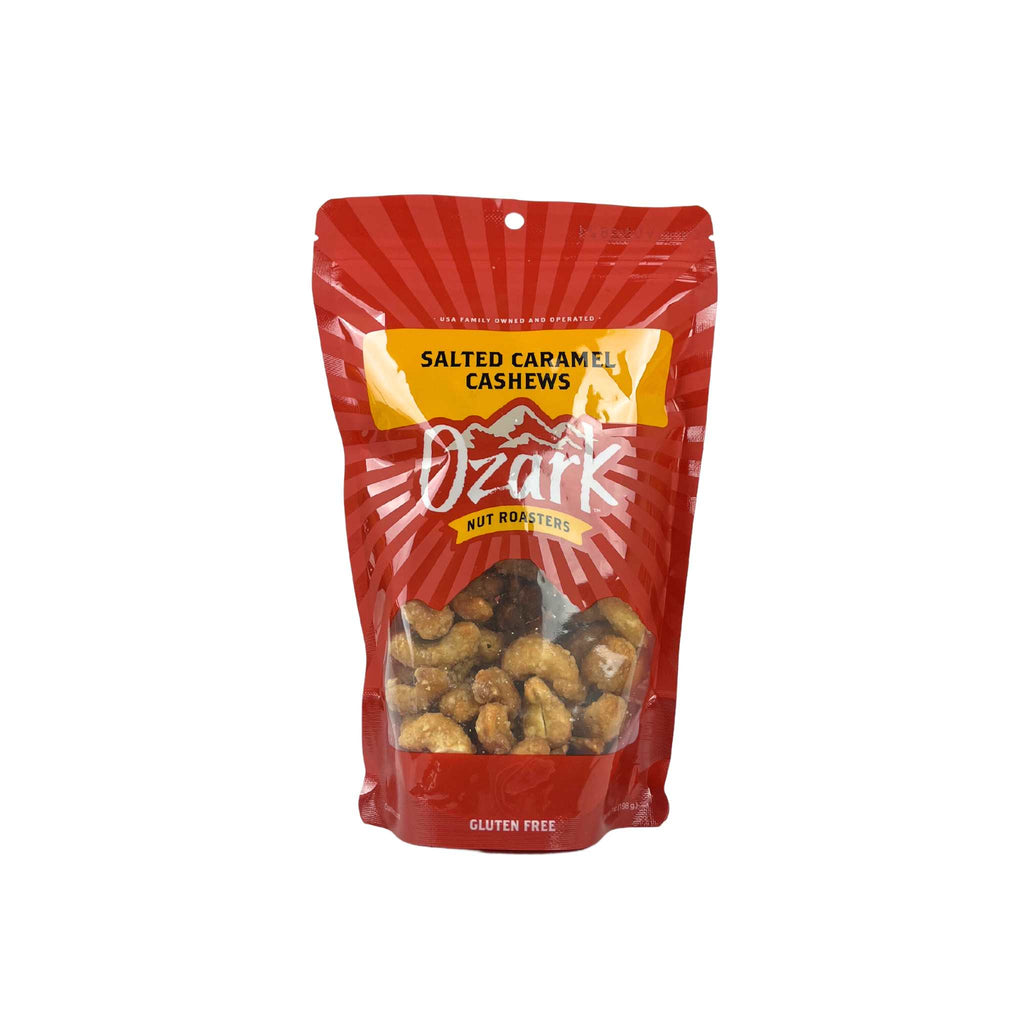 salted caramel cashews from Ozark Nut Roasters
