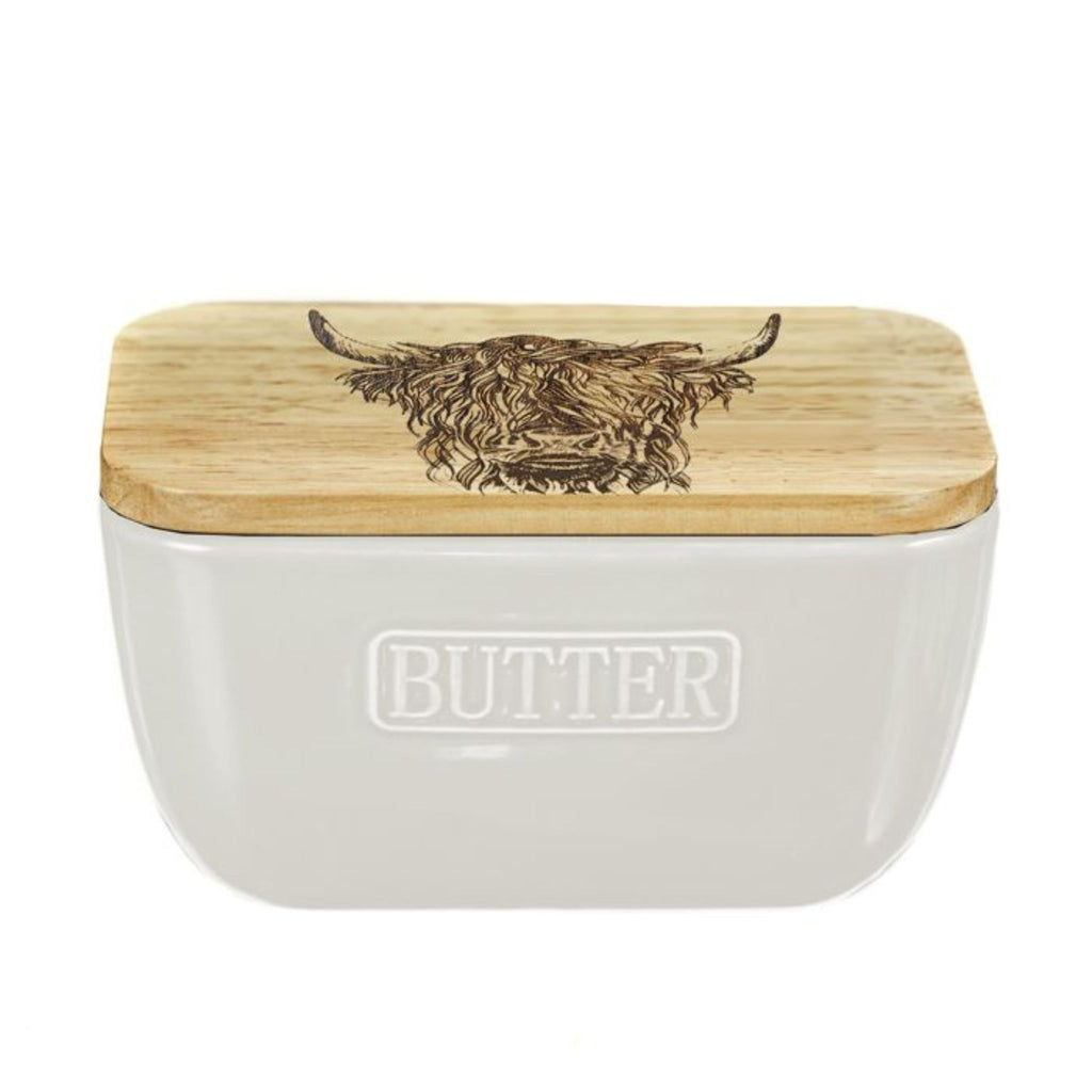 butter dish cow