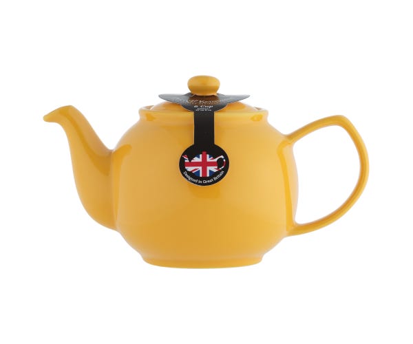 Mustard 6 Cup Teapot - 37oz