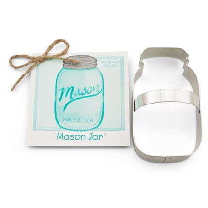 Mason Jar Cookie Cutter w/ Recipe Card