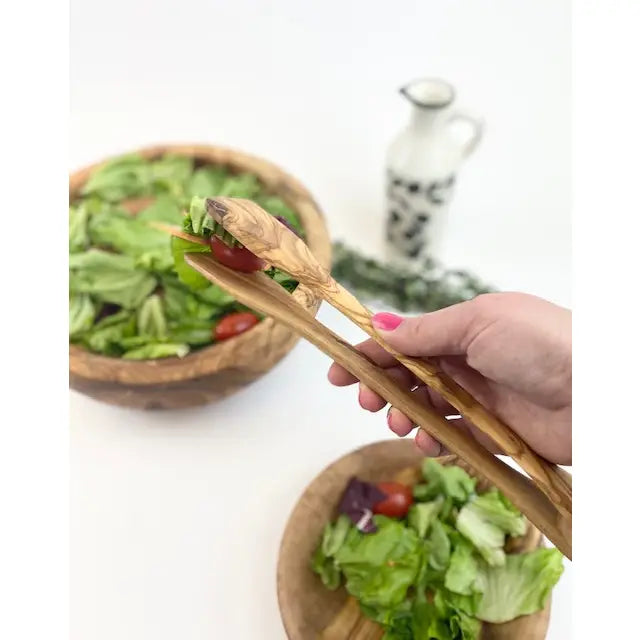 Olivewood Table Tongs