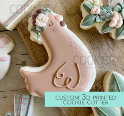 Floral Girly Hen Cookie Cutter