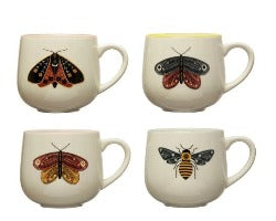 Mug - Stoneware w/Insect