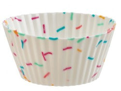 12 Standard  Silicone Muffin Cups - Confetti