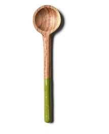 Olive Wood Slim Appetizer Spoon