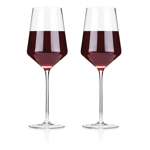 Raye Crystal Bordeaux Wine Glasses
